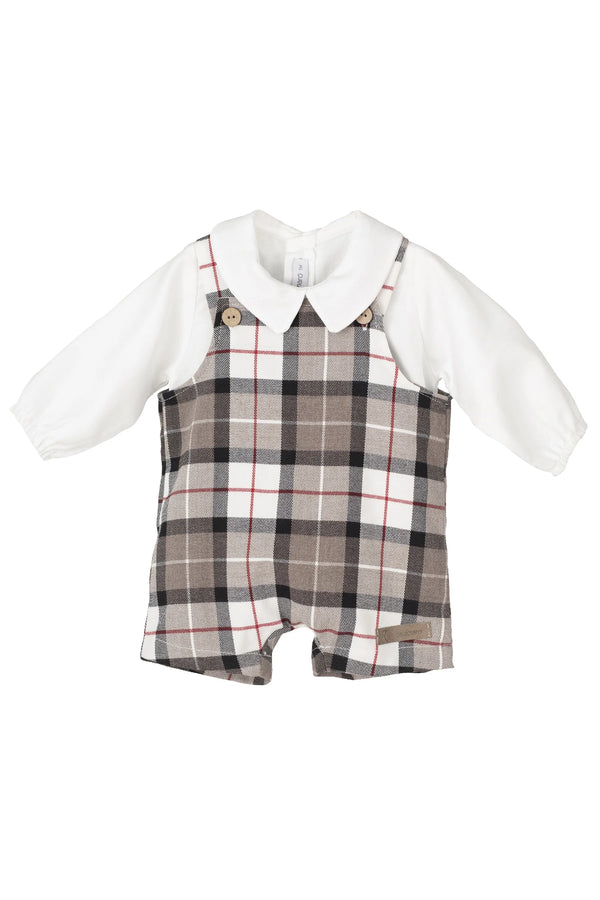 Shirt & Stone Tartan Dungarees 17900