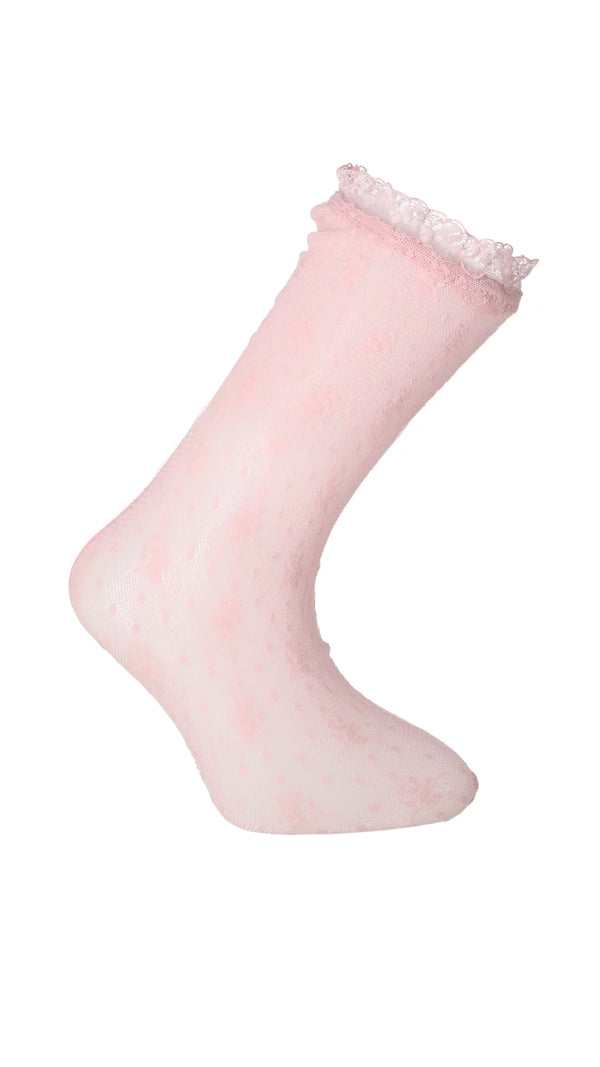 Condor Dusky Pink Ceremony Knee Socks 45022526