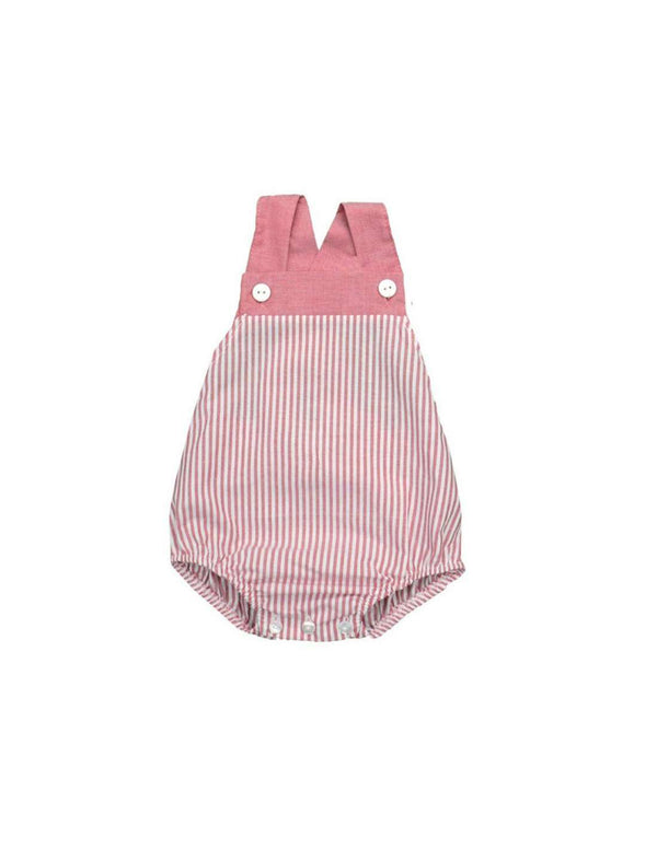 Red Stripe Marina Baby Romper Dungarees 32300