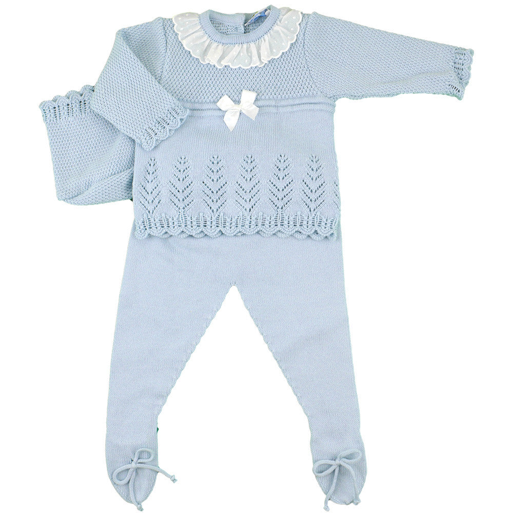 Blue Knitted Set DF22031