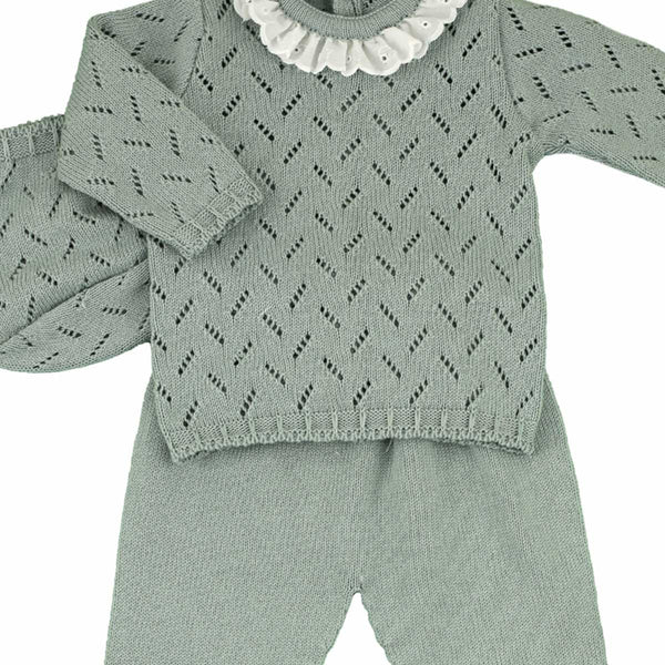 Baby coming home outfit-Knitted set