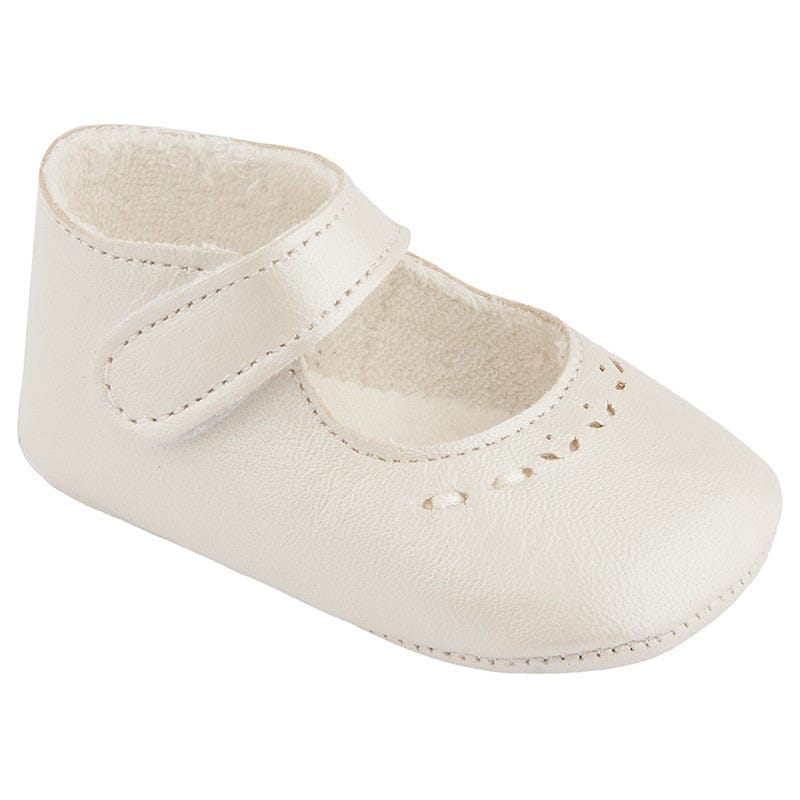 BABY SHOES VELCRO BEIGE 7530