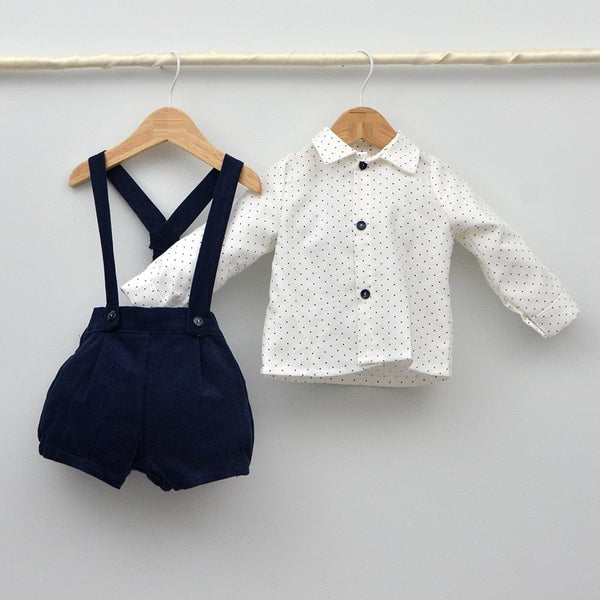 Navy Short & Shirt Set 23333