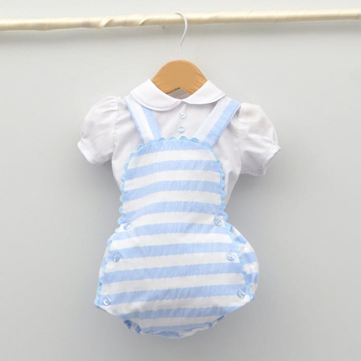 Light Blue Dungaree Set 23212