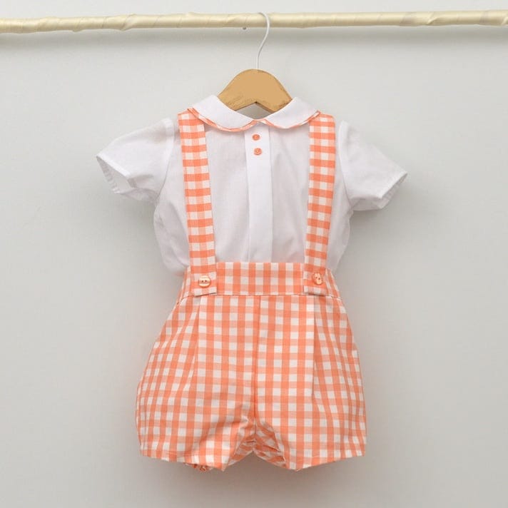 BOYS SHIRT AND DUNGAREE SET 24306