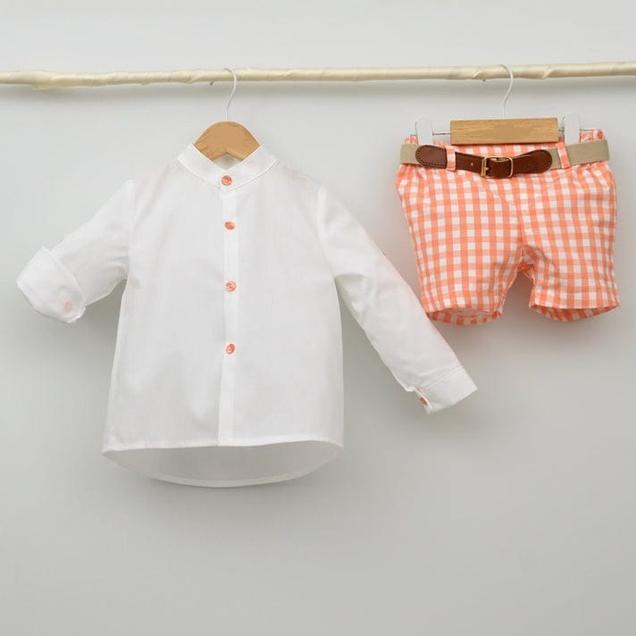 BOYS LONG SLEEVE SHIRT & PANTS SET 24337