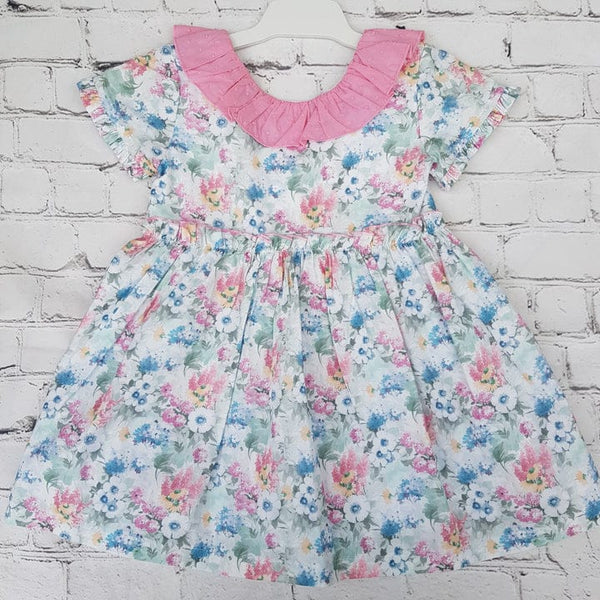 PINK FLORAL DRESS 24557