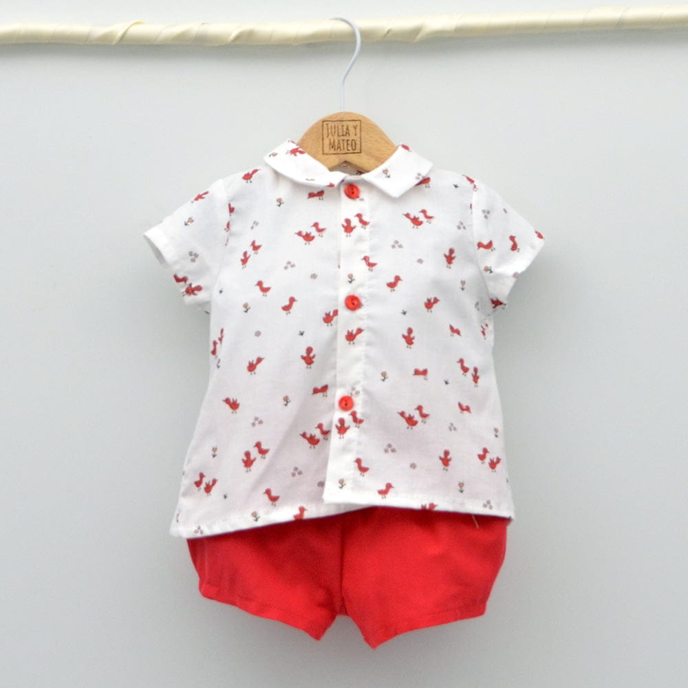 SHIRT WITH SHORT SET 23240