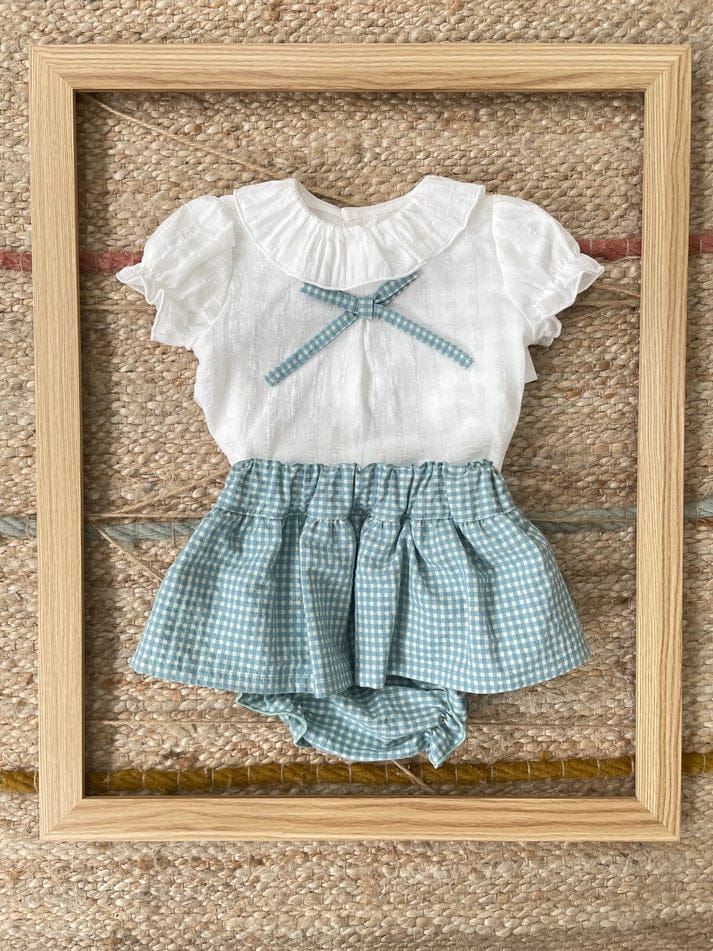 FLORENCE GIRLS SHIRT & SKIRT SET 24152