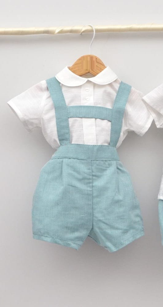 Dungaree And Shirt Set 23301