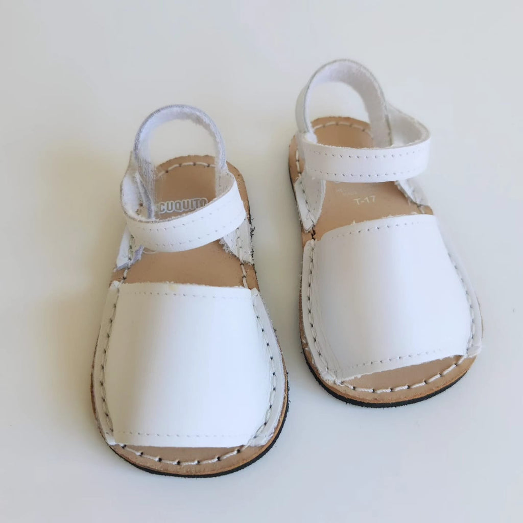 BOYS AND GIRLS SUMMER SANDALS WHITE 7017