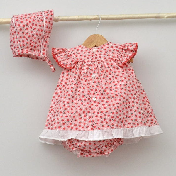 Strawberry Blossom Baby Dress Set 23111